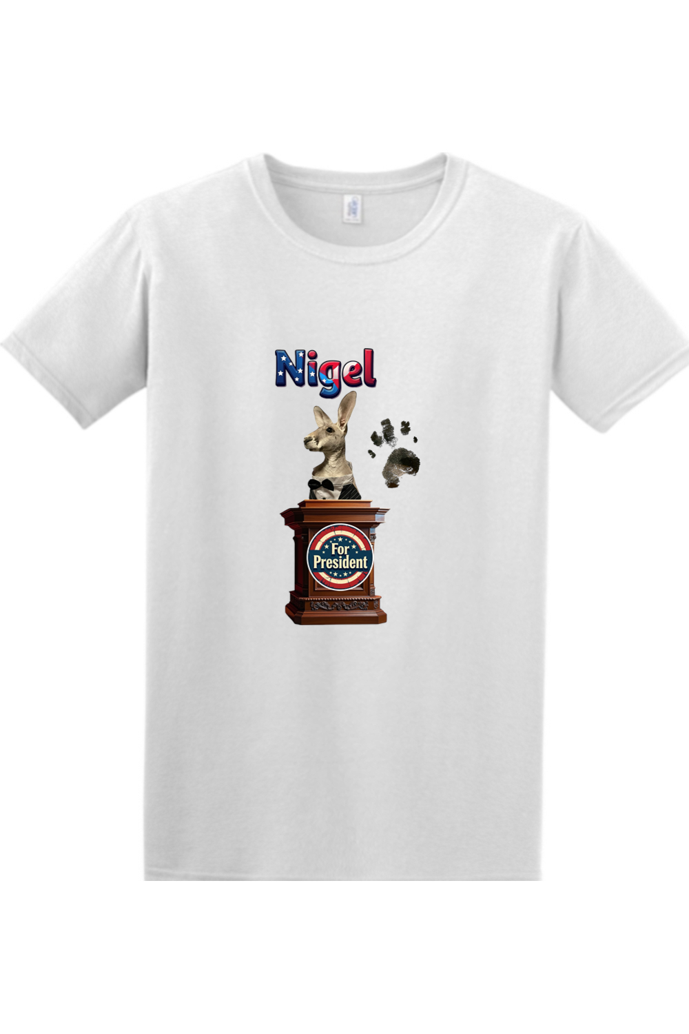 Nigel For President 1 Mens T-shirt