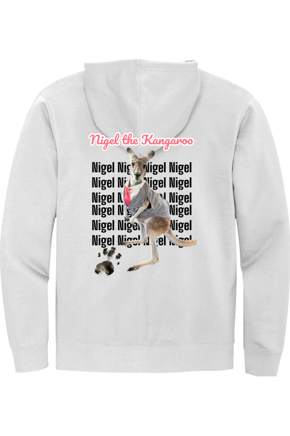 District V.I.T. Fleece Full-Zip Hoodie Tuxedo Nigel Block Letters