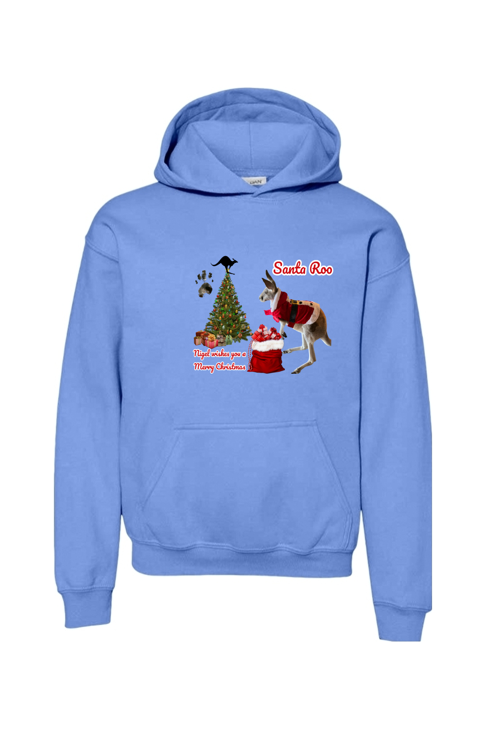 Santa Roo Unisex Youth Hoodie