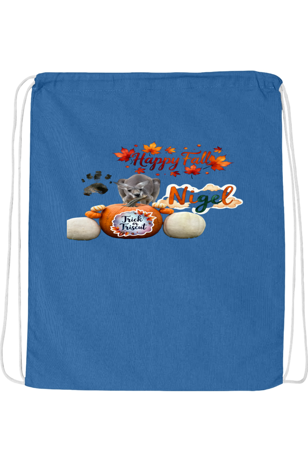 Happy Fall 1 Drawstring Bag