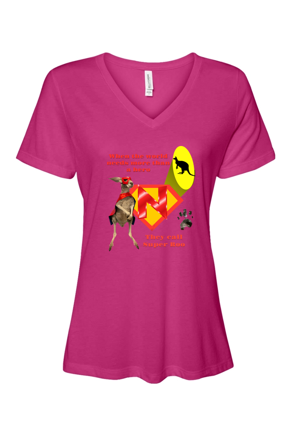 Super Roo Relaxed Fit Womens T-shirt