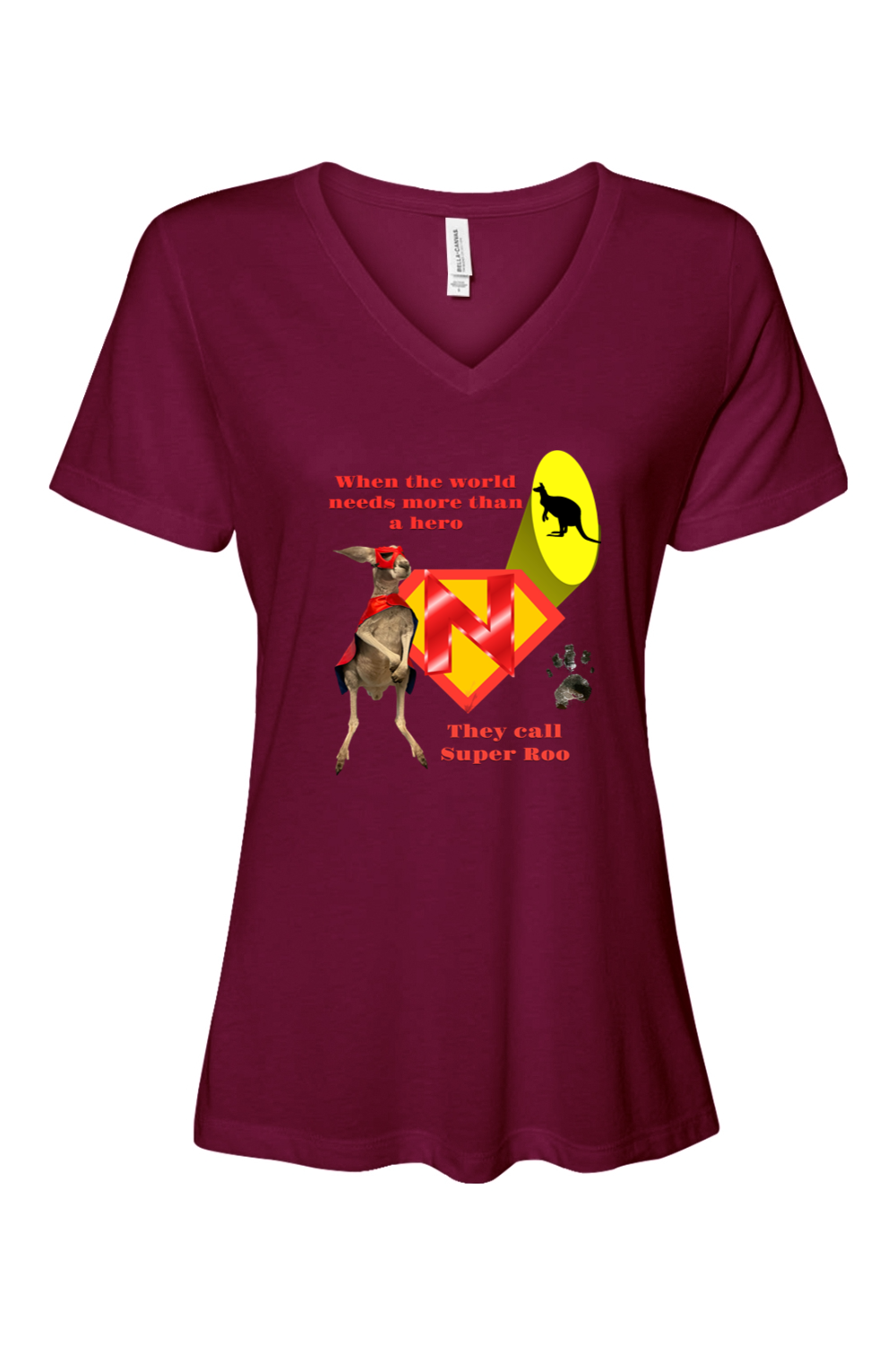 Super Roo Relaxed Fit Womens T-shirt