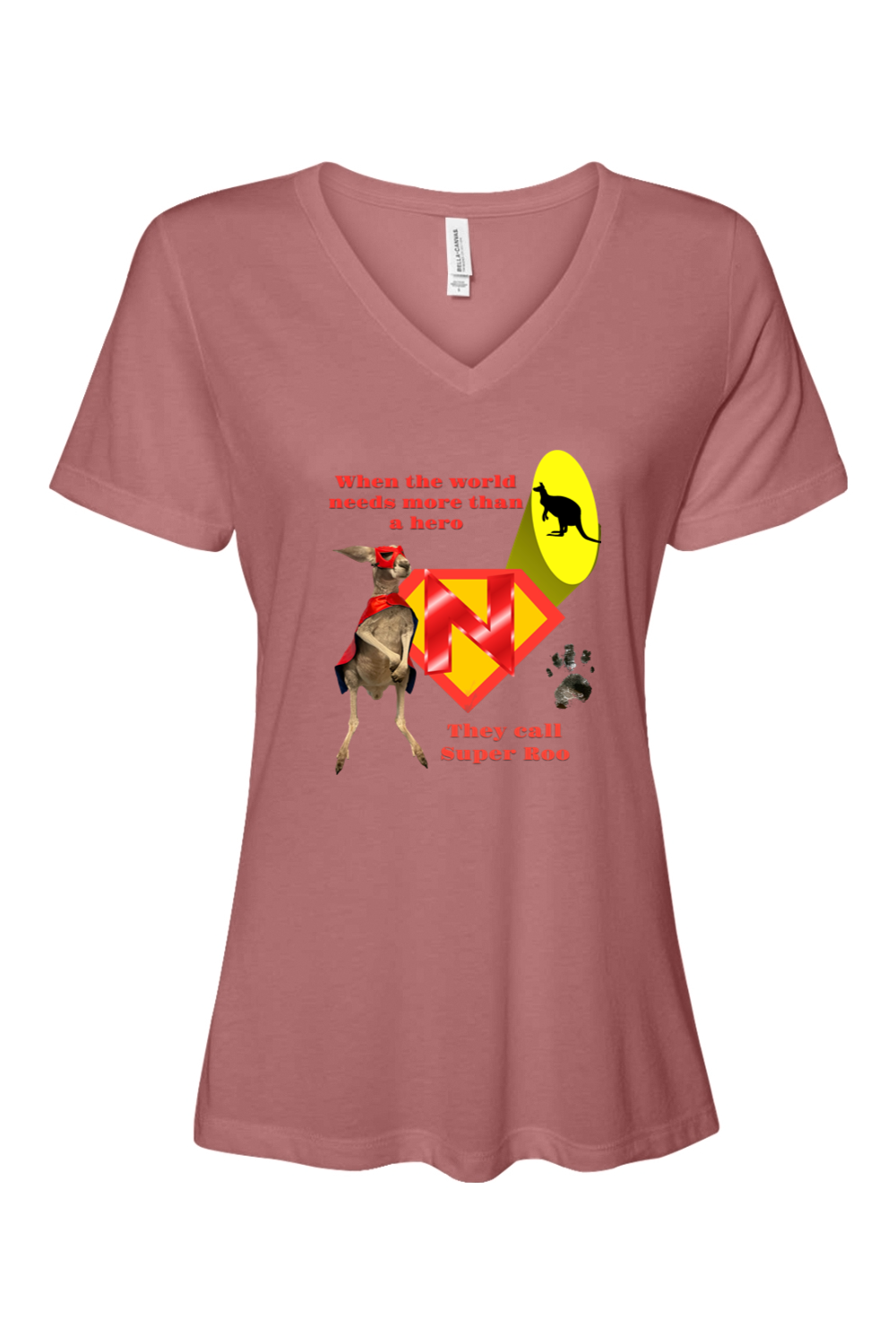 Super Roo Relaxed Fit Womens T-shirt