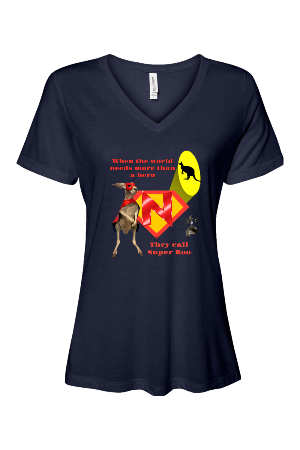 Super Roo Relaxed Fit Womens T-shirt