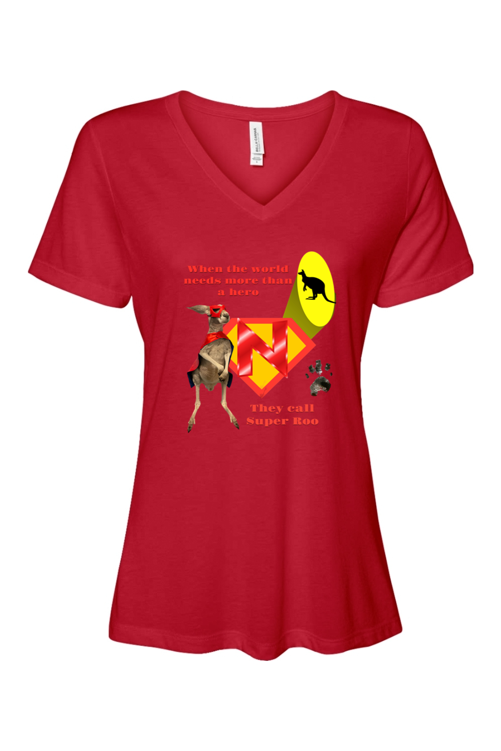 Super Roo Relaxed Fit Womens T-shirt