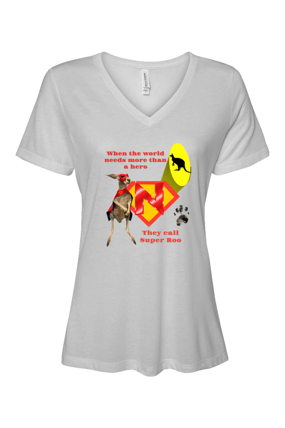 Super Roo Relaxed Fit Womens T-shirt