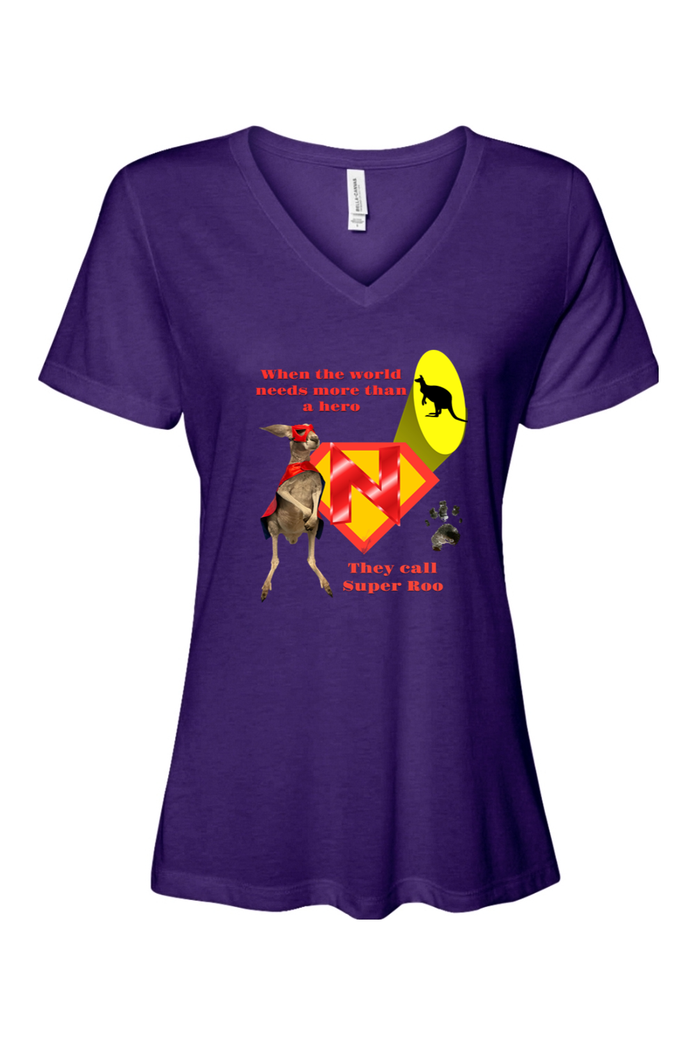 Super Roo Relaxed Fit Womens T-shirt