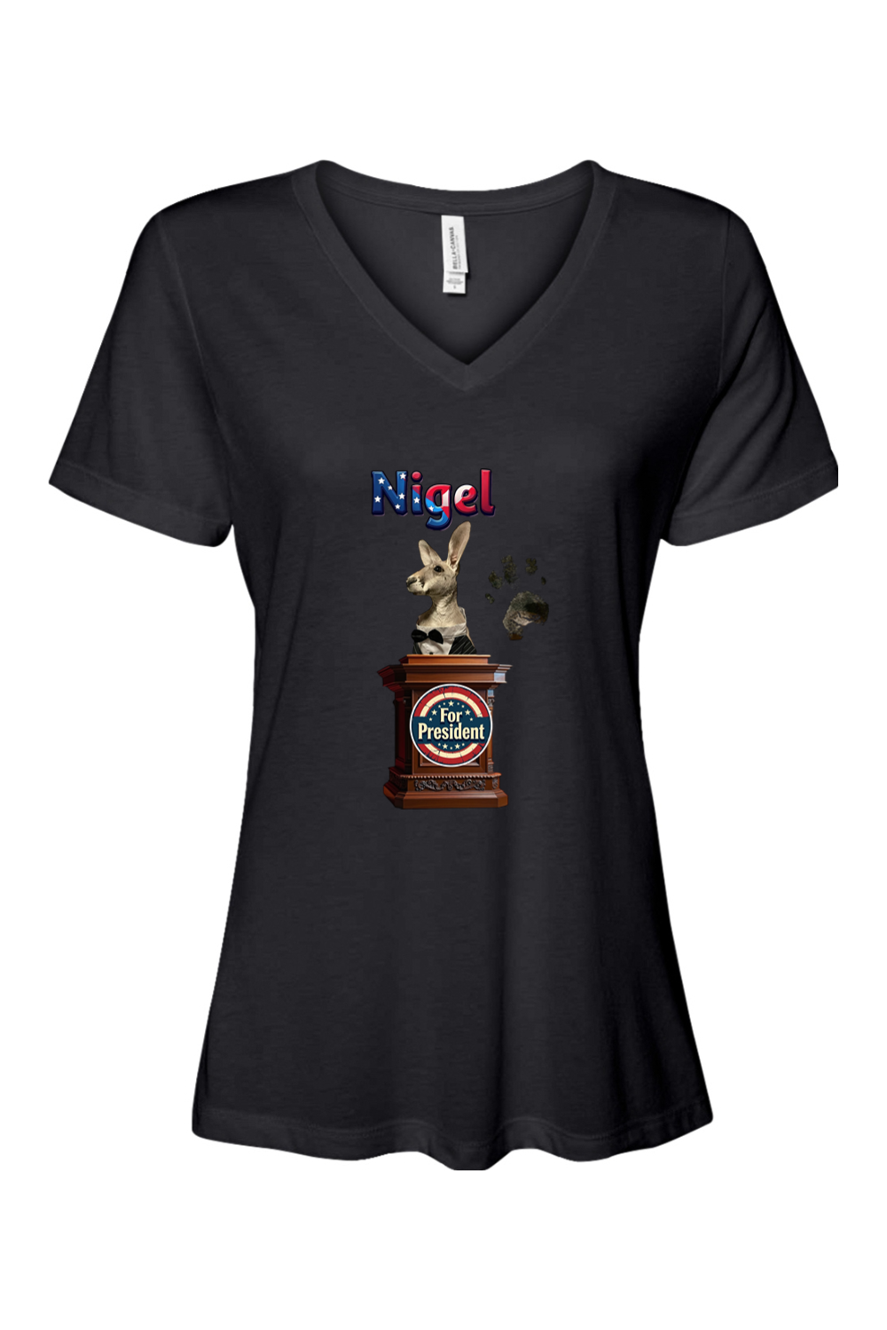 Nigel For President 1 Relaxed Fit Womens T-shirt
