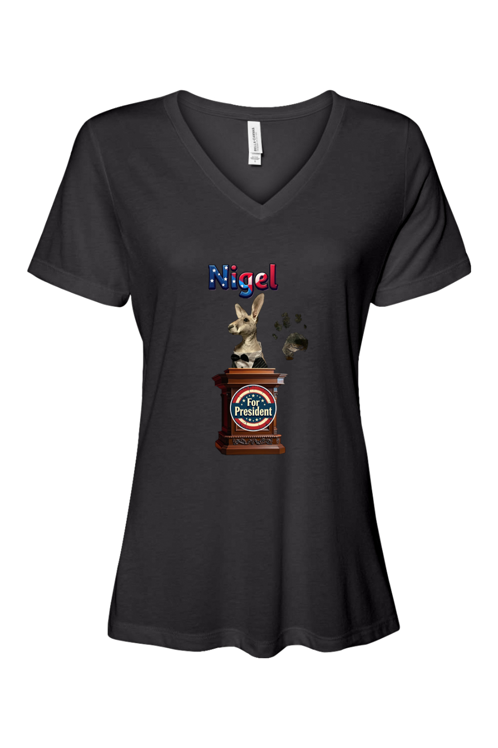 Nigel For President 1 Relaxed Fit Womens T-shirt