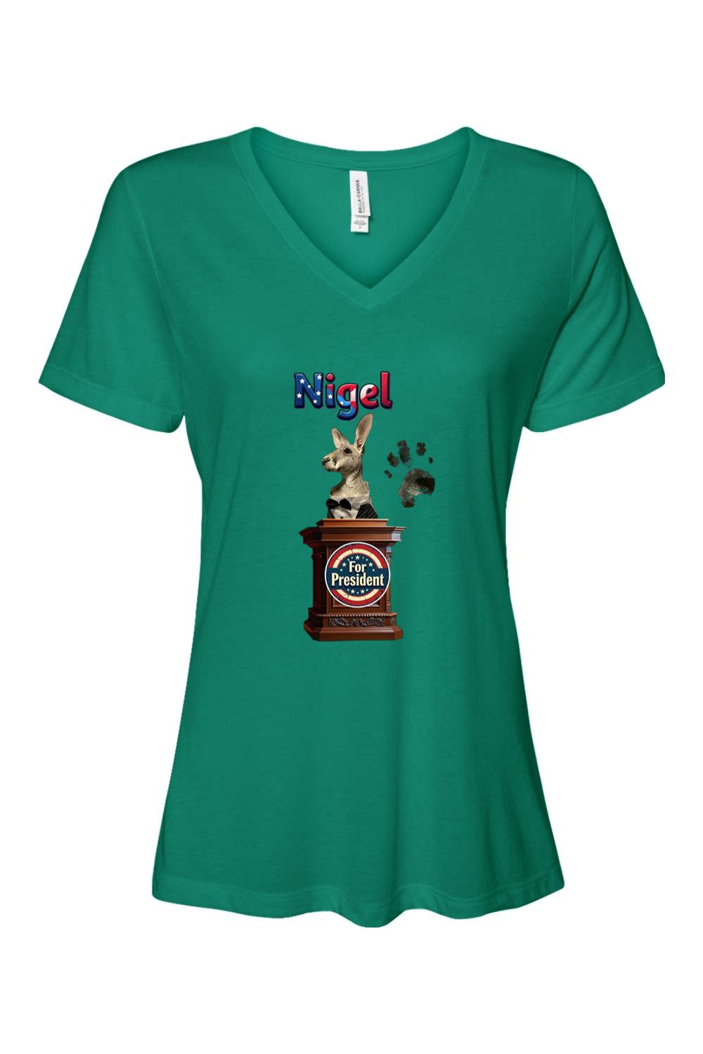 Nigel For President 1 Relaxed Fit Womens T-shirt