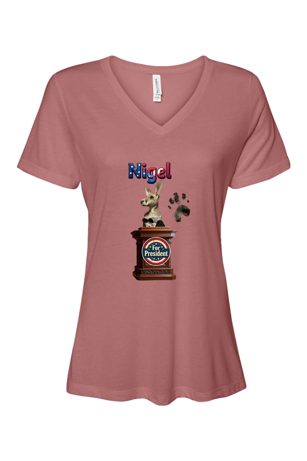 Nigel For President 1 Relaxed Fit Womens T-shirt