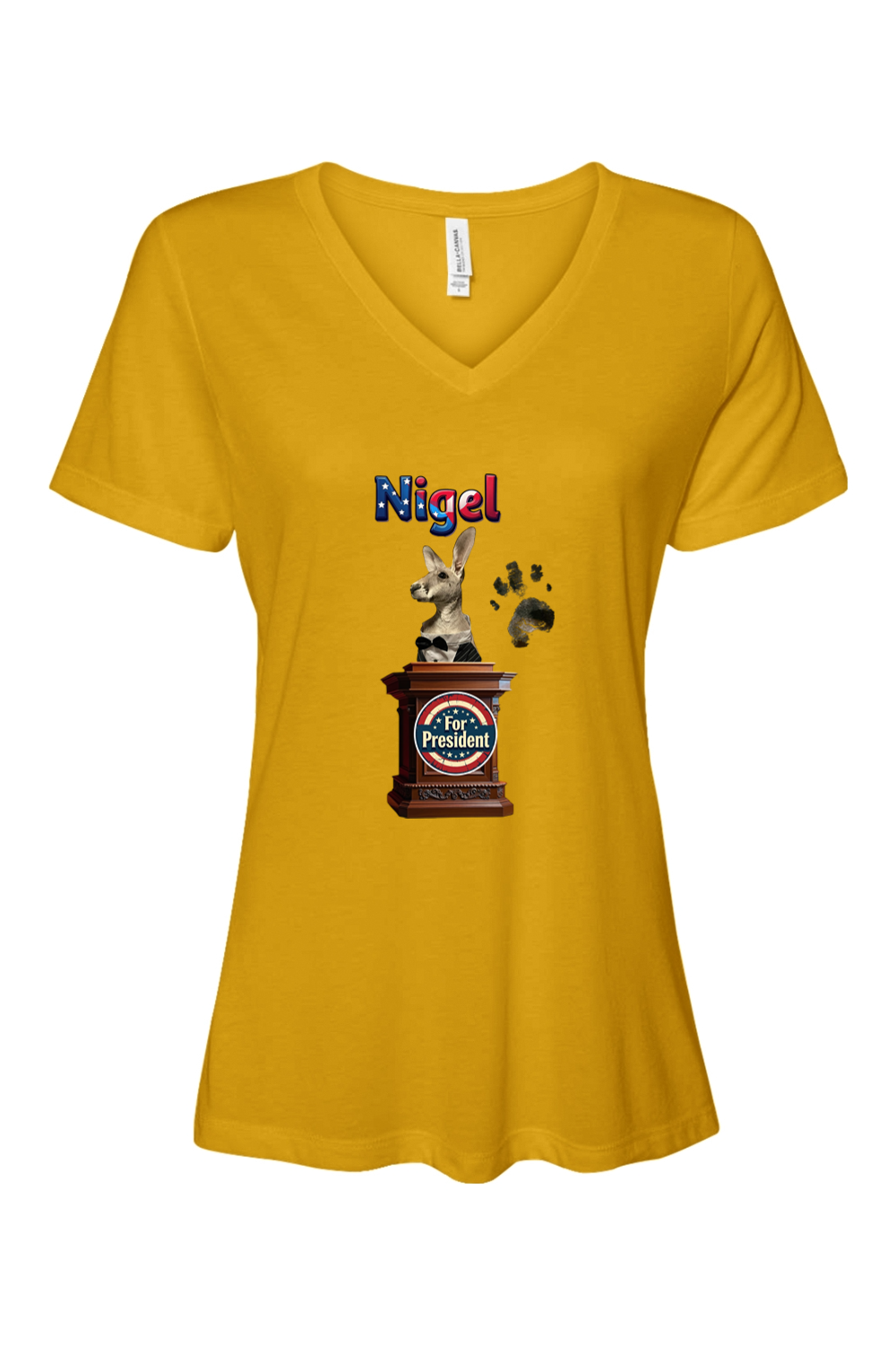 Nigel For President 1 Relaxed Fit Womens T-shirt