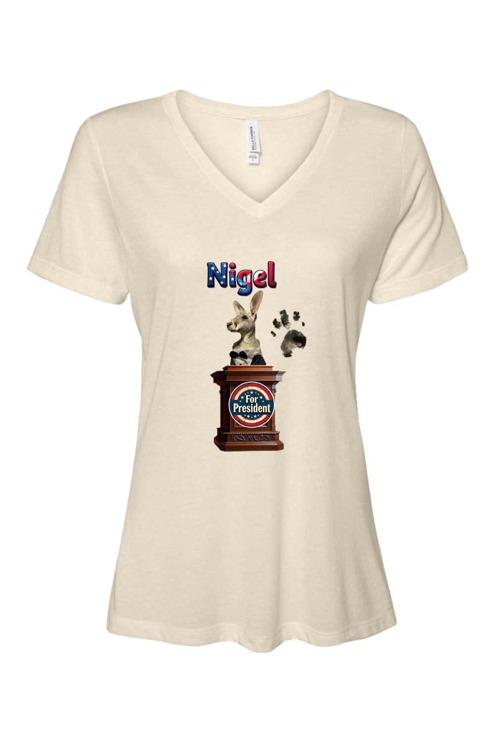 Nigel For President 1 Relaxed Fit Womens T-shirt