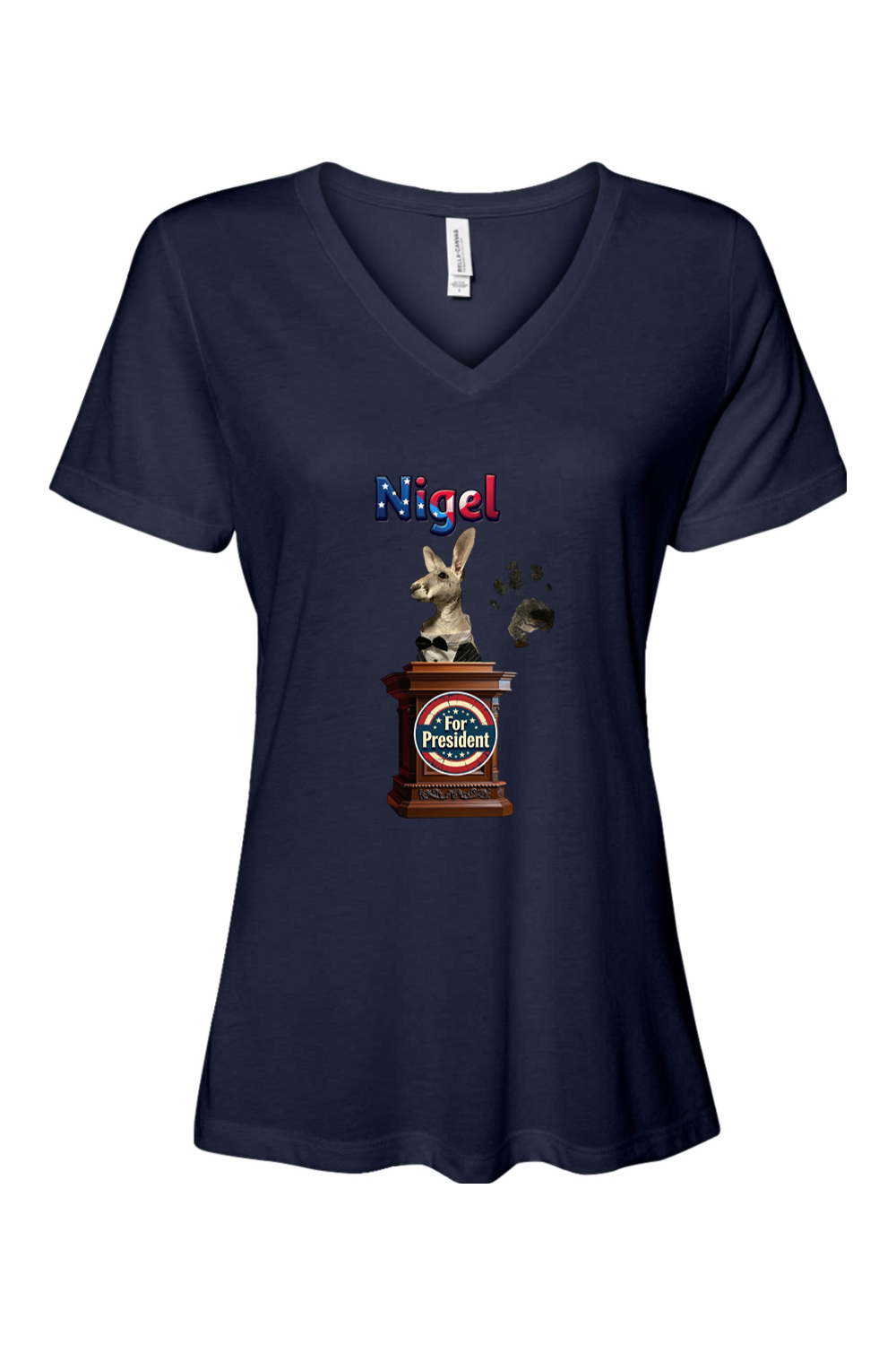 Nigel For President 1 Relaxed Fit Womens T-shirt