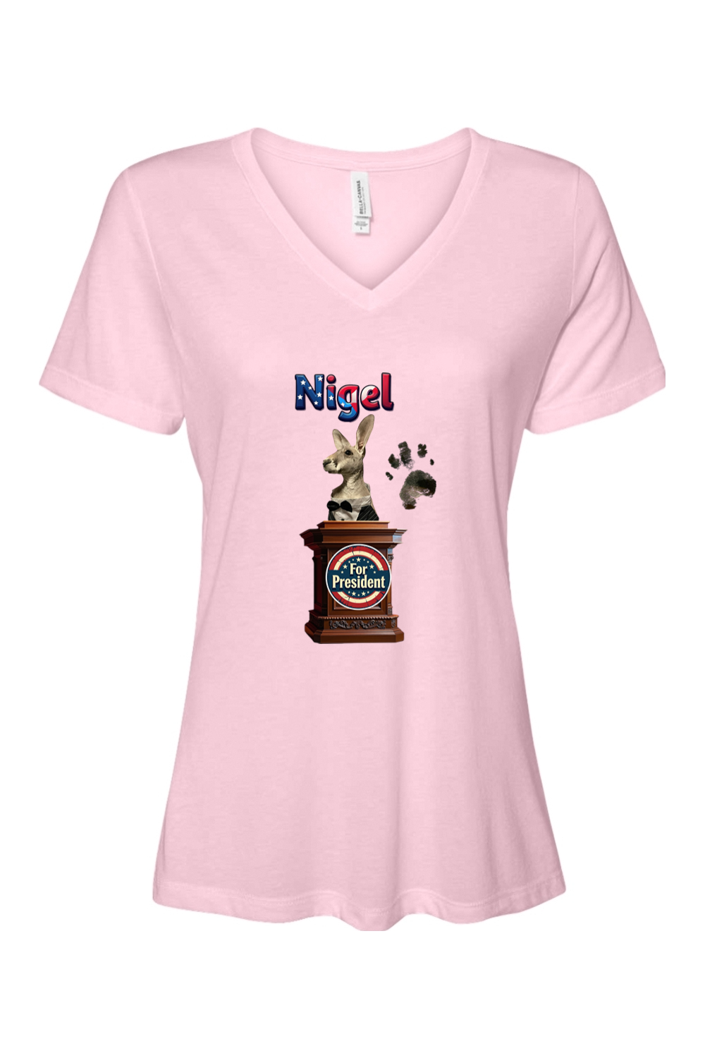 Nigel For President 1 Relaxed Fit Womens T-shirt