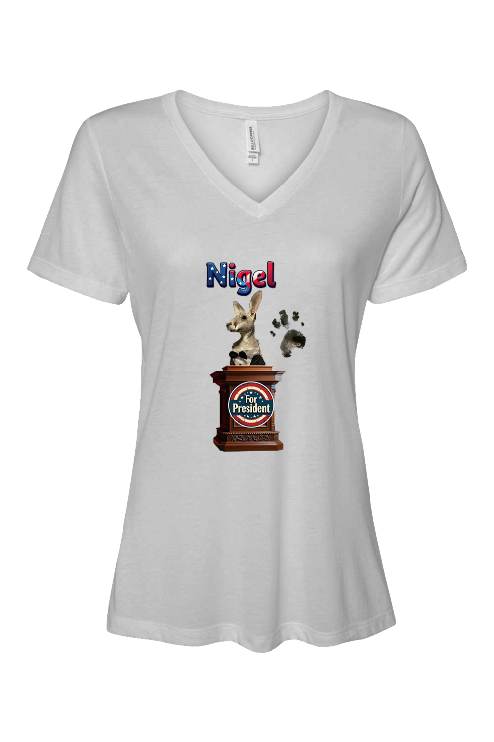 Nigel For President 1 Relaxed Fit Womens T-shirt