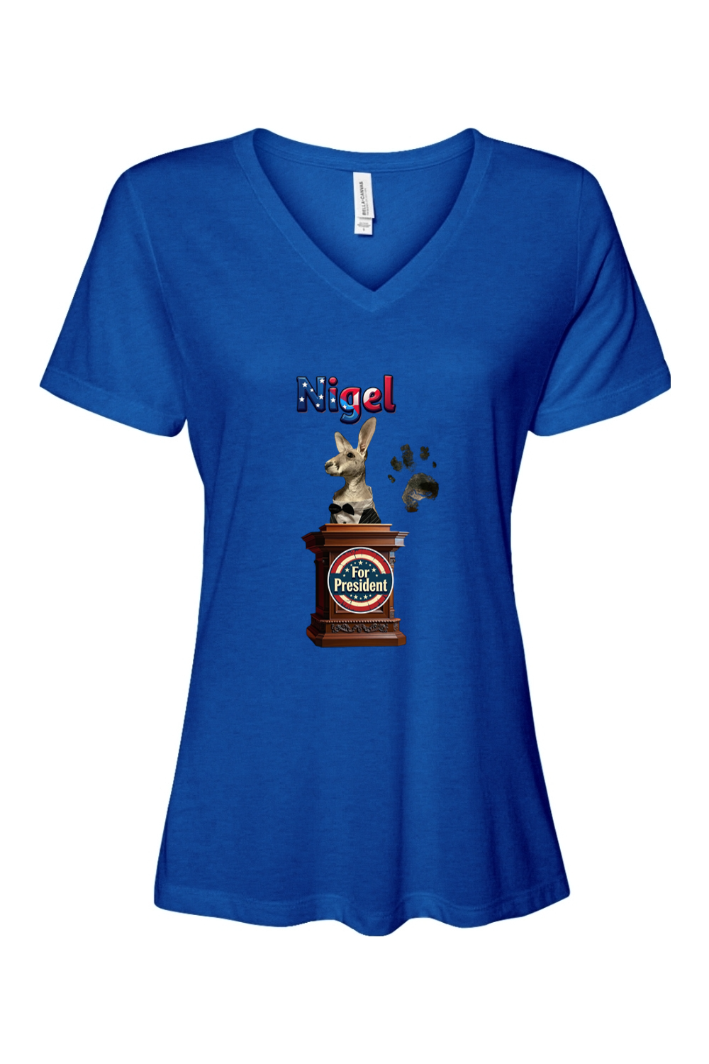 Nigel For President 1 Relaxed Fit Womens T-shirt