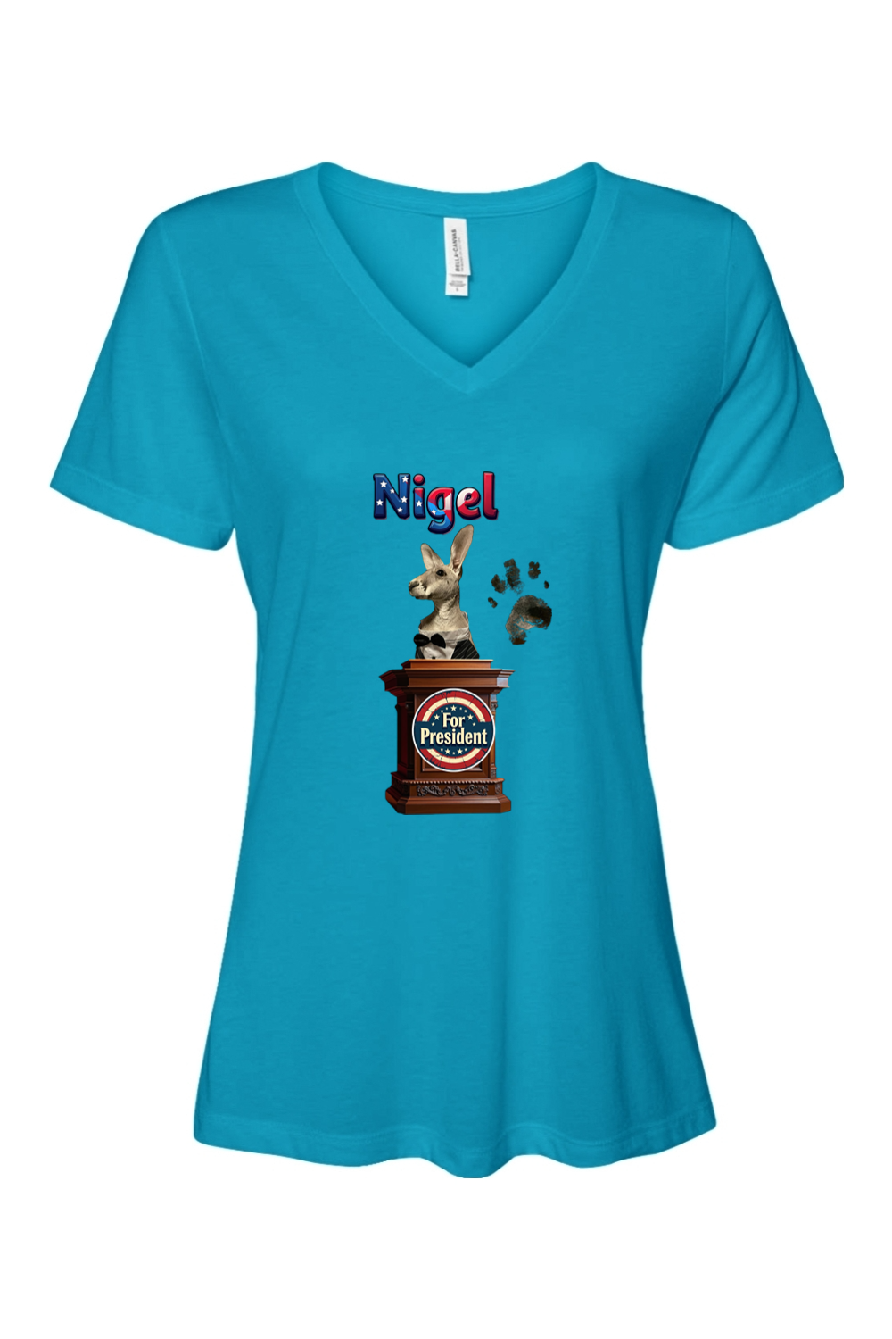 Nigel For President 1 Relaxed Fit Womens T-shirt