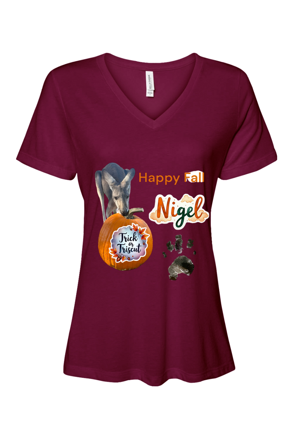 Happy Fall 2 Relaxed Fit Womens T-shirt