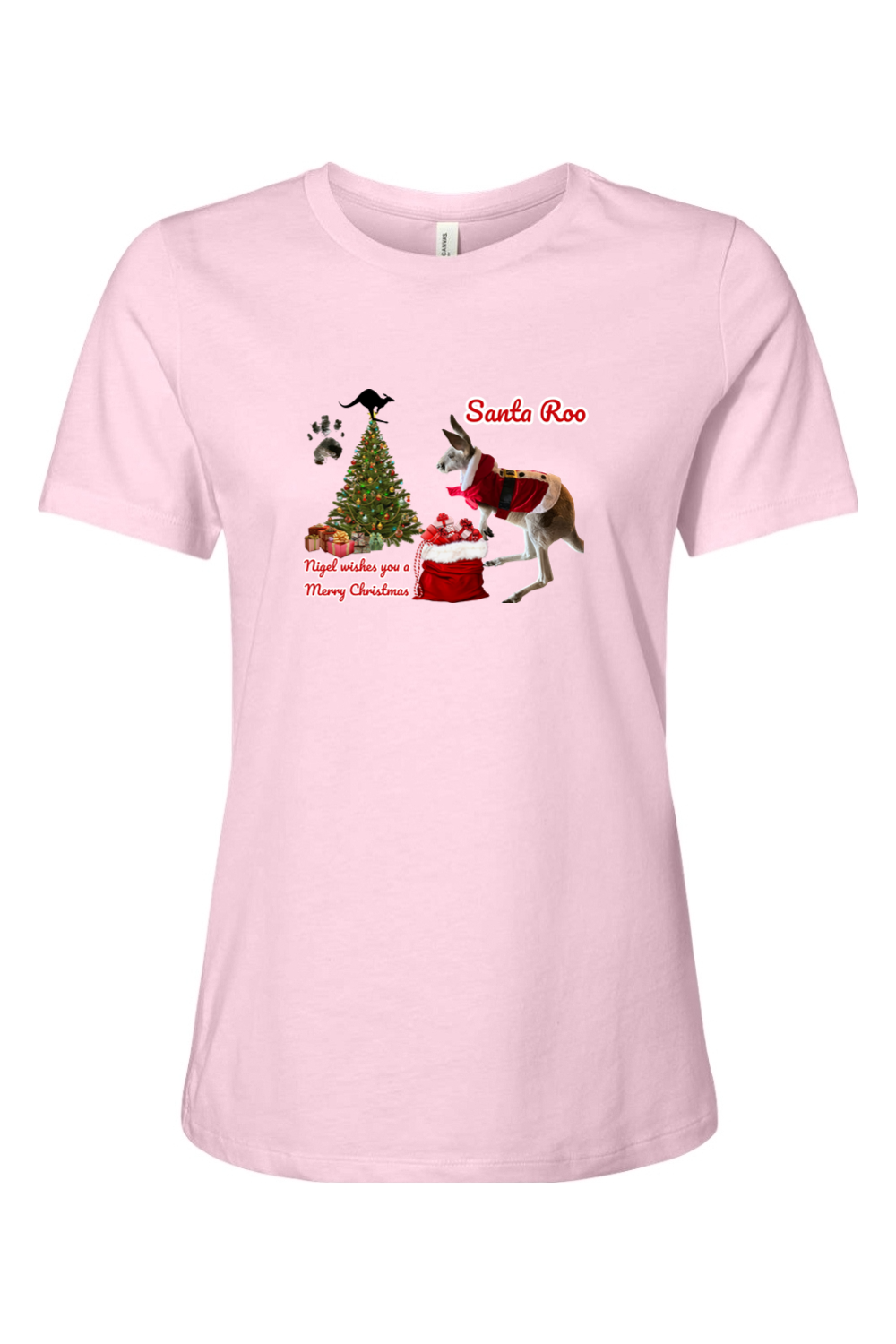 Santa Roo Womens T-shirt