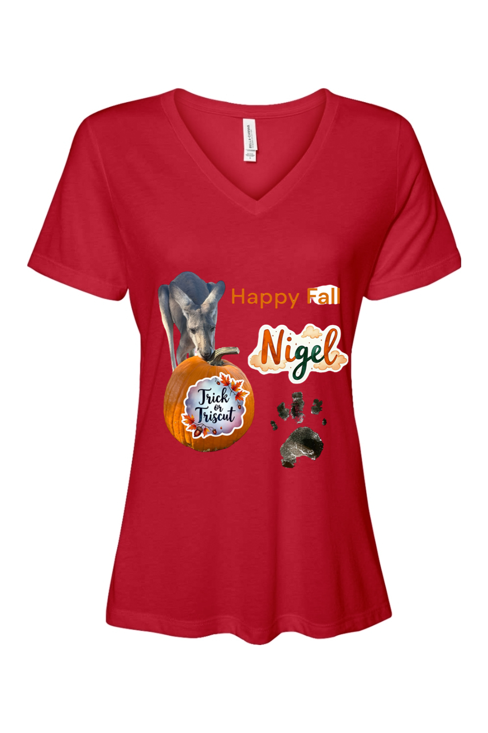 Happy Fall 2 Relaxed Fit Womens T-shirt