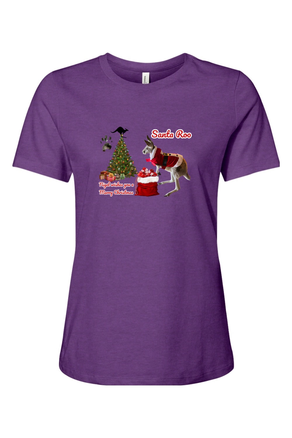 Santa Roo Womens T-shirt