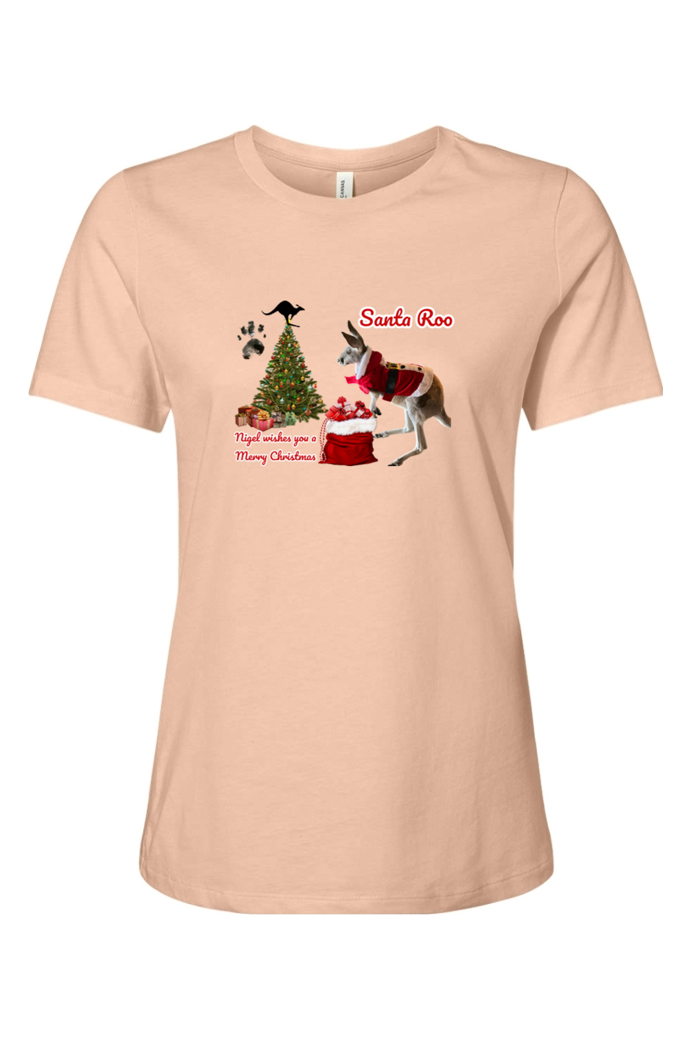 Santa Roo Womens T-shirt