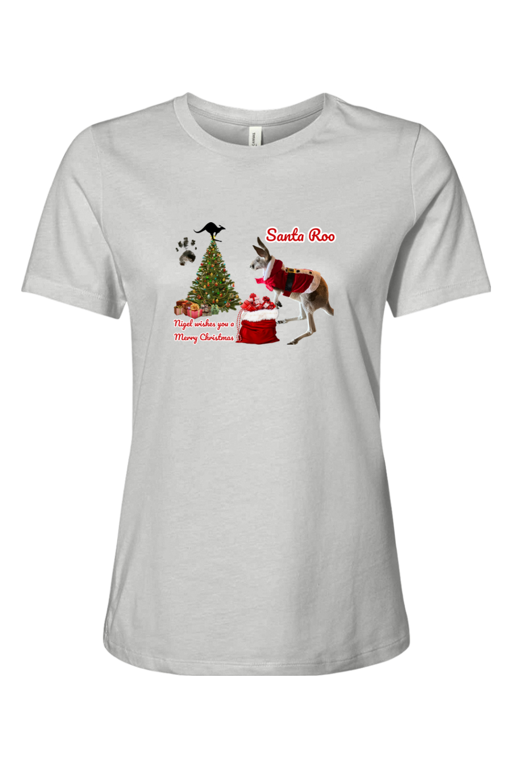 Santa Roo Womens T-shirt