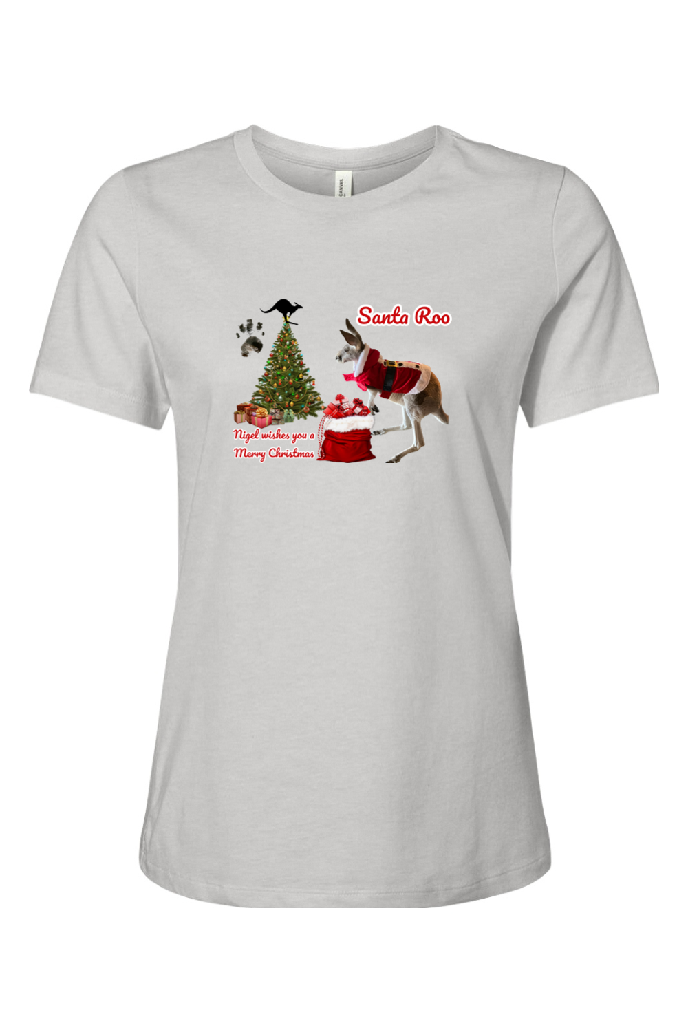 Santa Roo Womens T-shirt