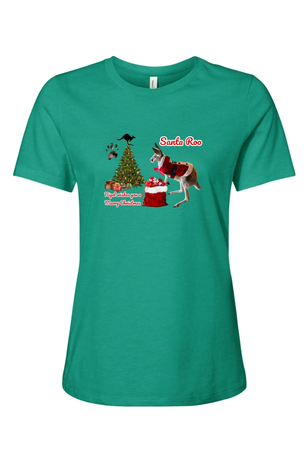Santa Roo Womens T-shirt