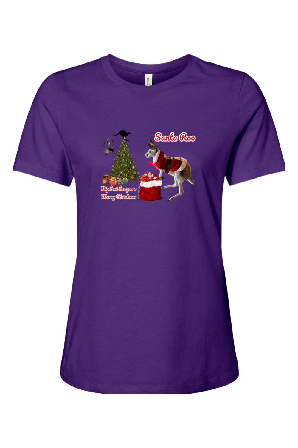 Santa Roo Womens T-shirt