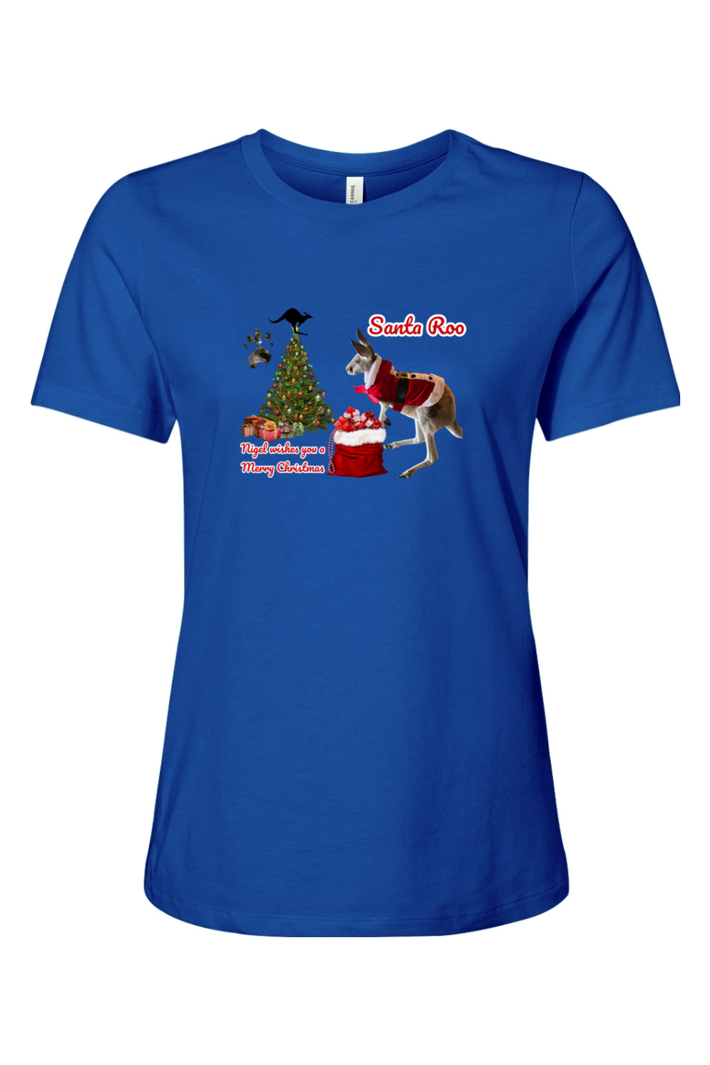 Santa Roo Womens T-shirt
