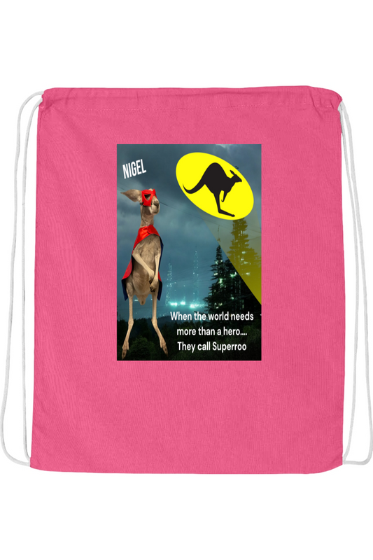 More Than A Hero Drawstring Bag