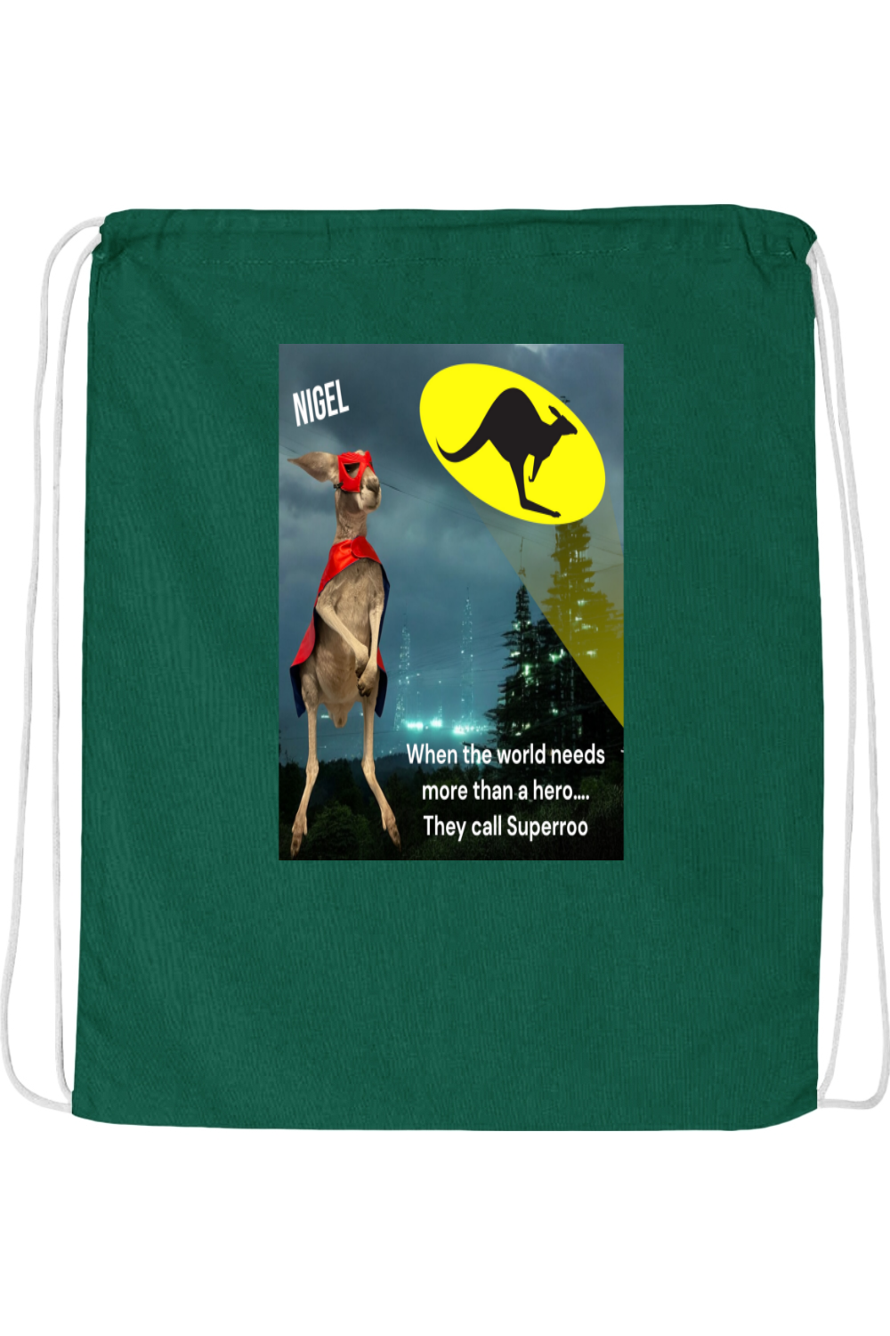 More Than A Hero Drawstring Bag