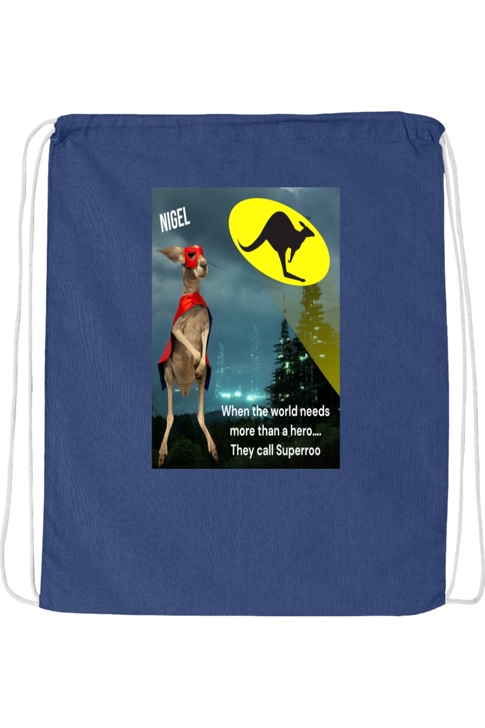 More Than A Hero Drawstring Bag