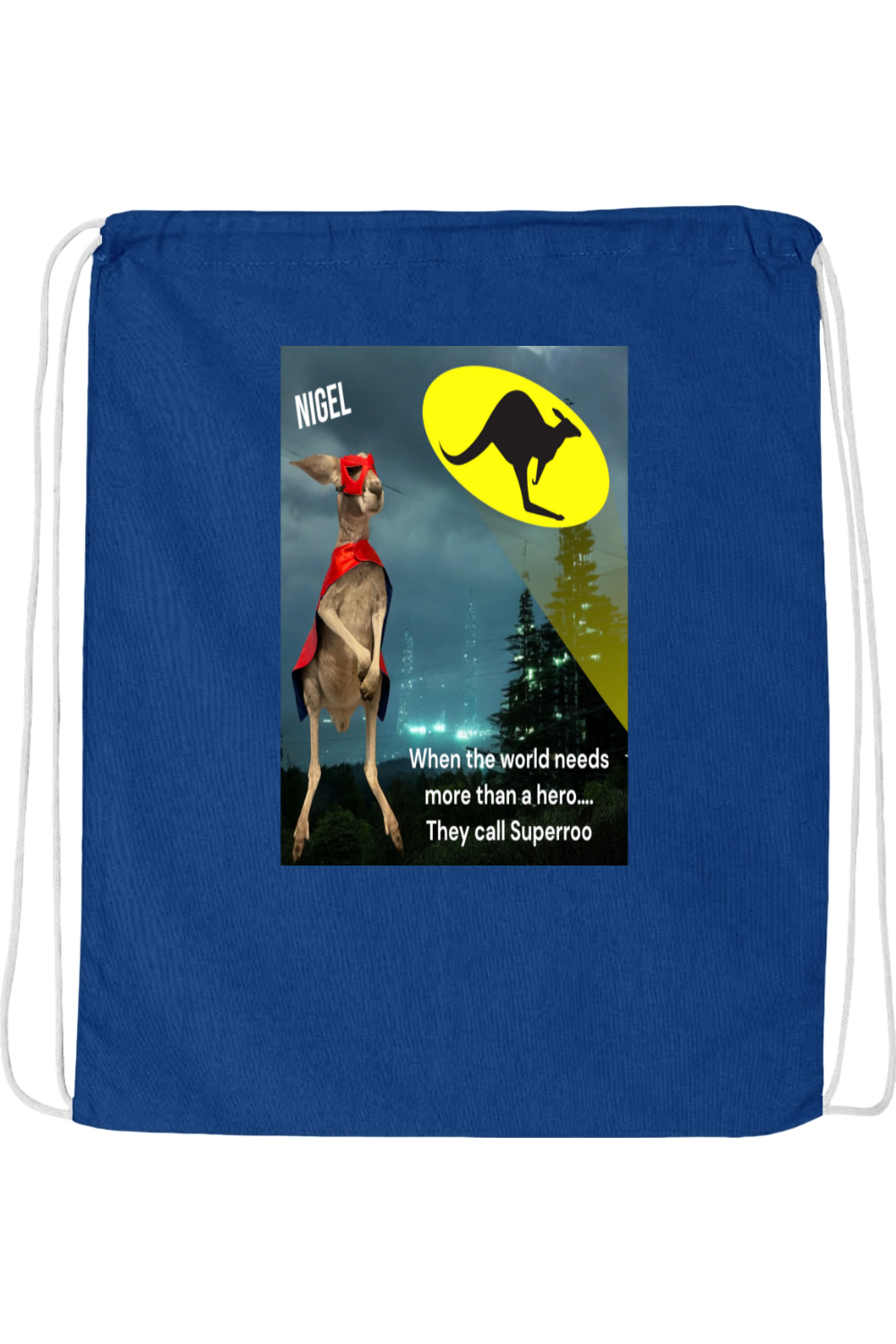 More Than A Hero Drawstring Bag