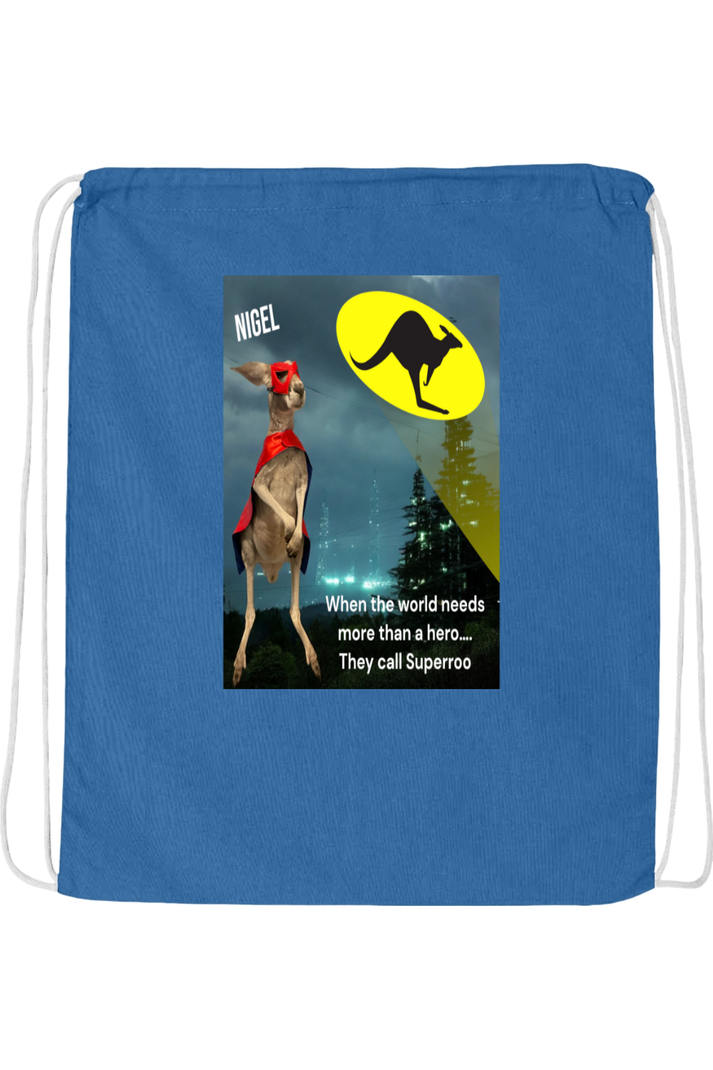 More Than A Hero Drawstring Bag