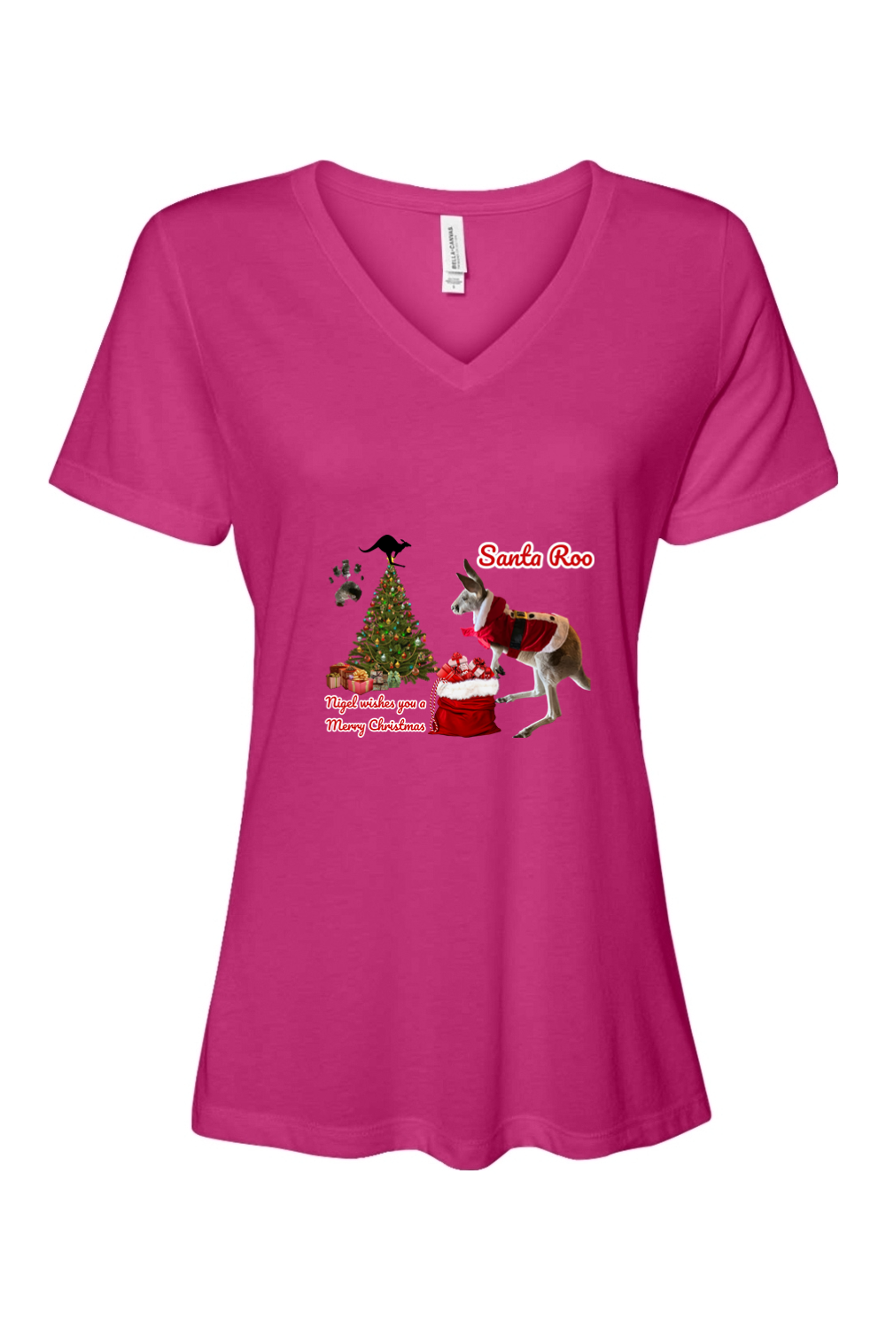 Santa Roo Relaxed Fit Womens T-shirt