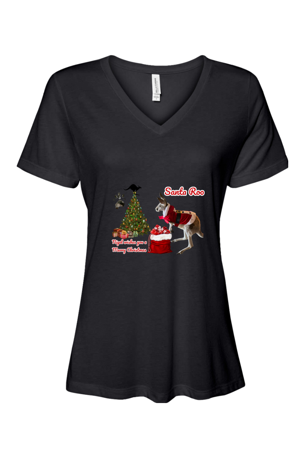 Santa Roo Relaxed Fit Womens T-shirt