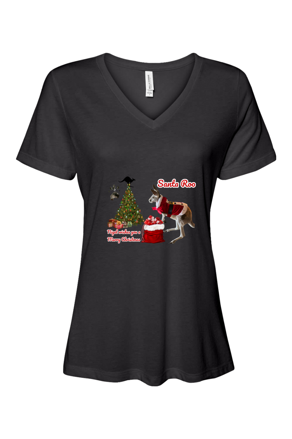 Santa Roo Relaxed Fit Womens T-shirt