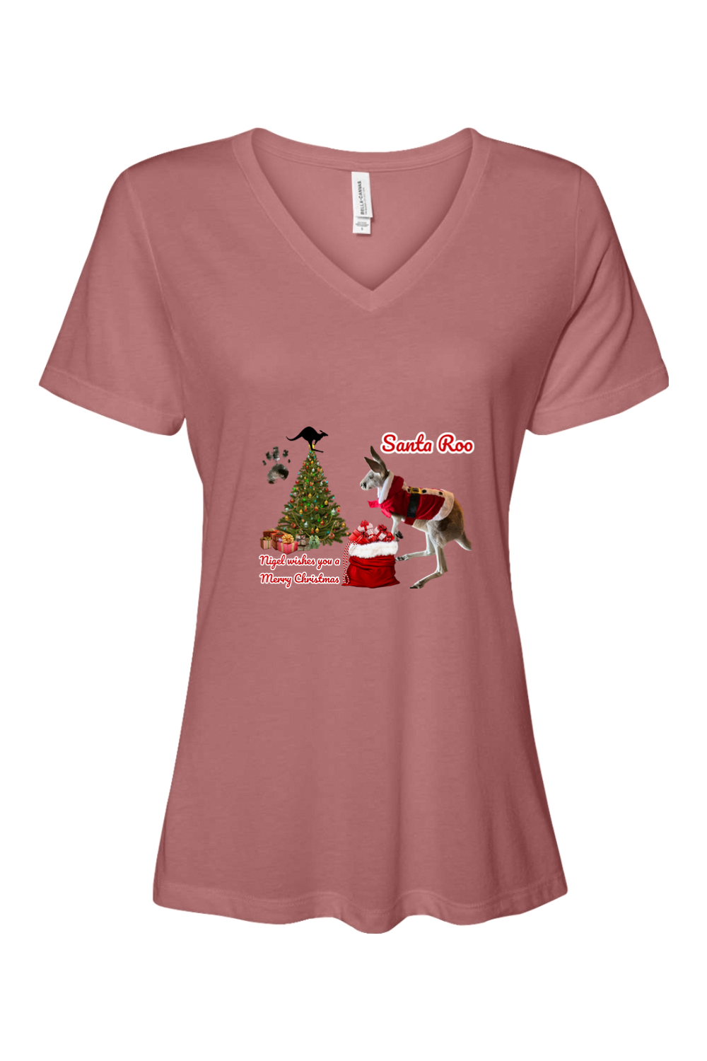 Santa Roo Relaxed Fit Womens T-shirt