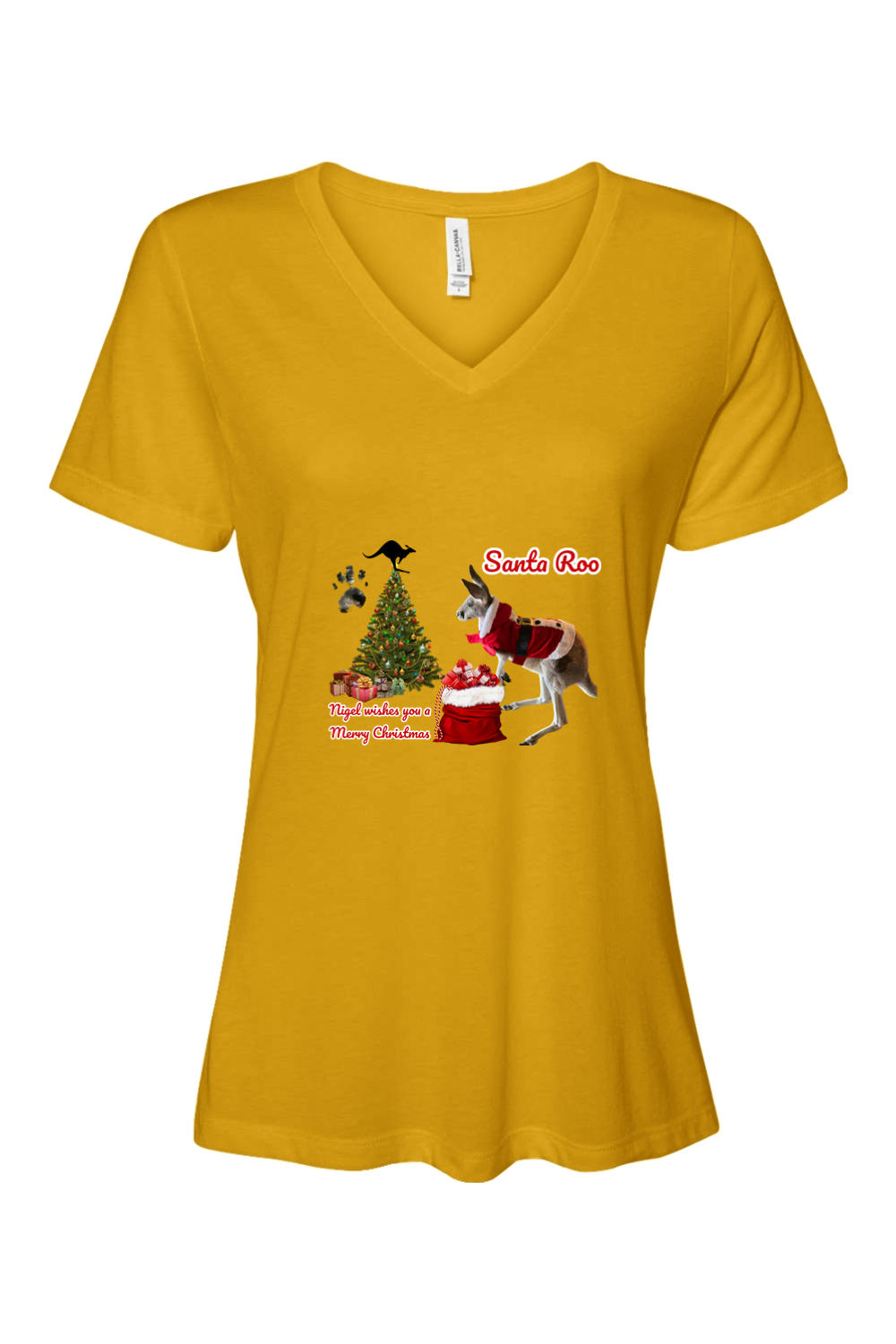 Santa Roo Relaxed Fit Womens T-shirt