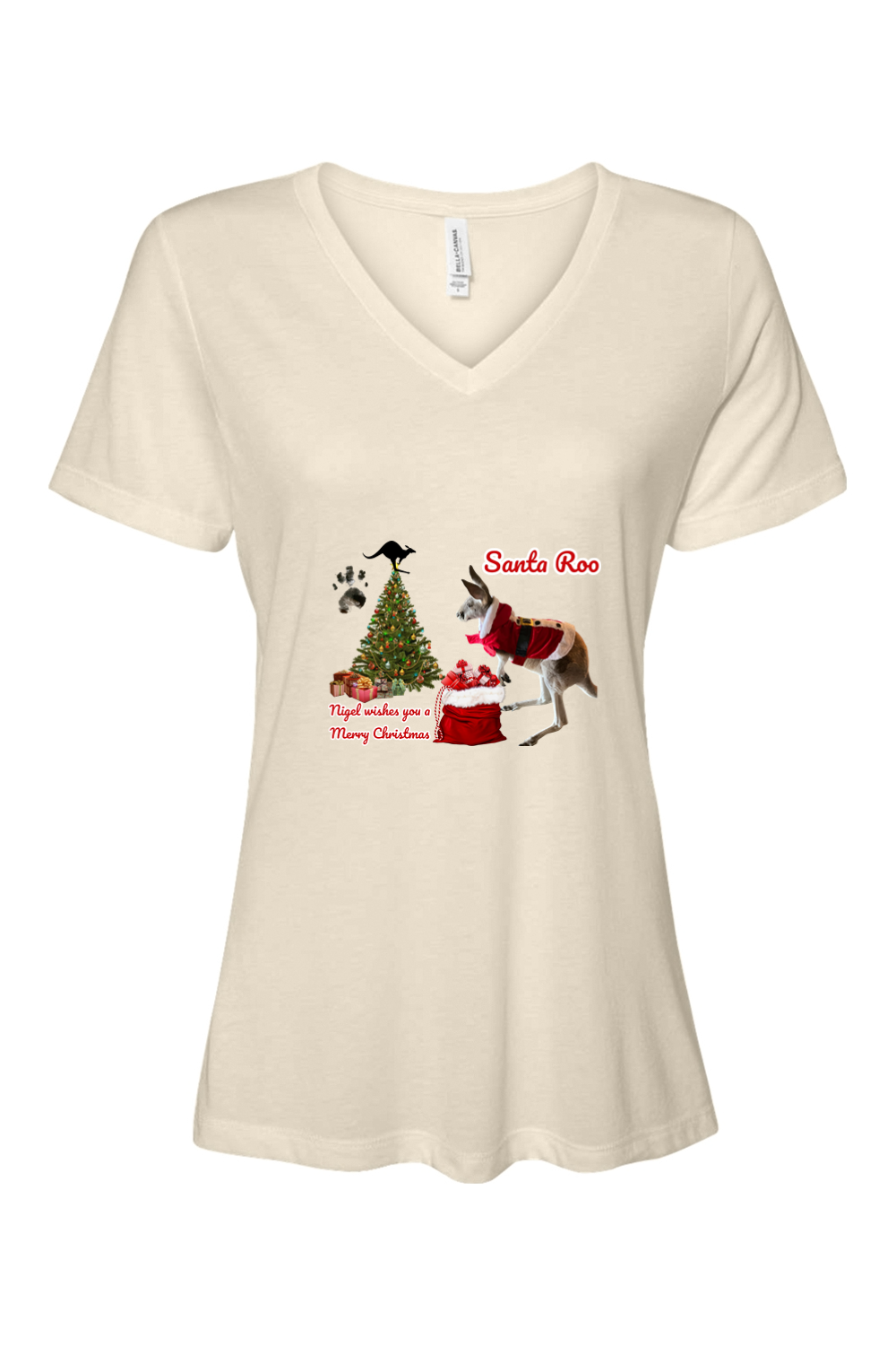 Santa Roo Relaxed Fit Womens T-shirt