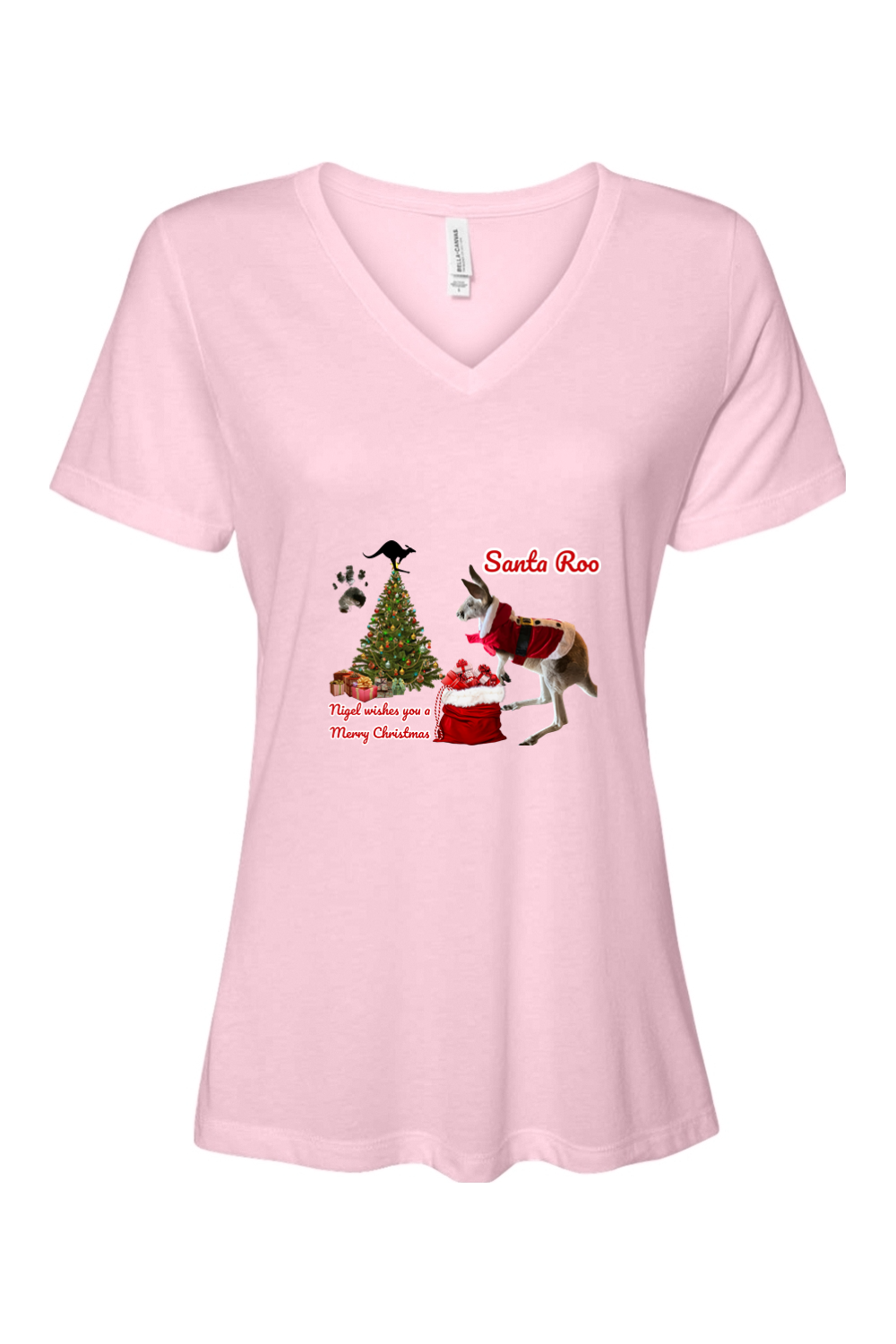 Santa Roo Relaxed Fit Womens T-shirt