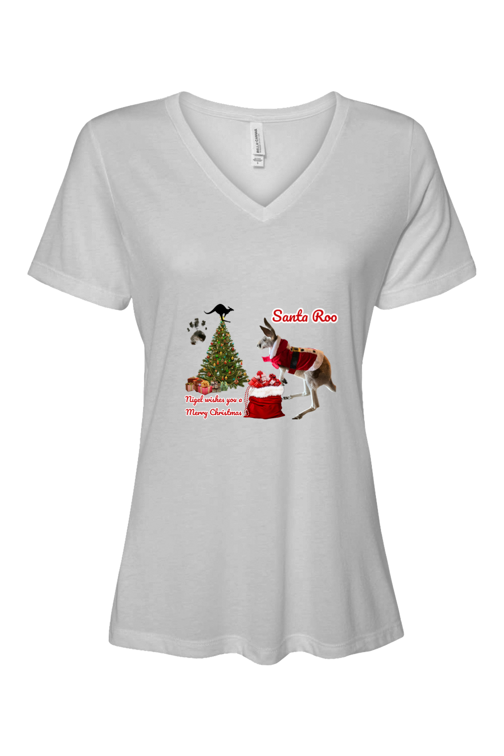 Santa Roo Relaxed Fit Womens T-shirt