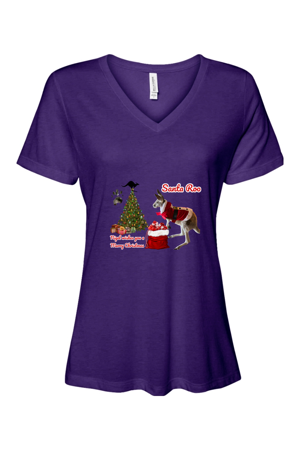 Santa Roo Relaxed Fit Womens T-shirt