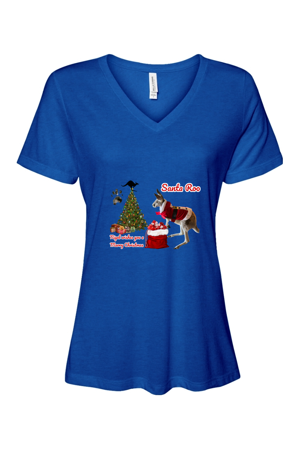 Santa Roo Relaxed Fit Womens T-shirt