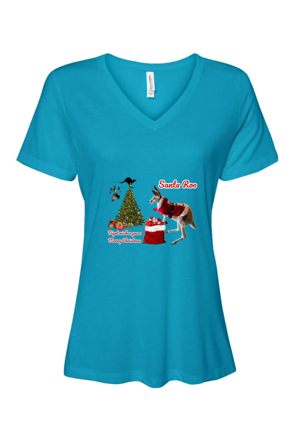 Santa Roo Relaxed Fit Womens T-shirt