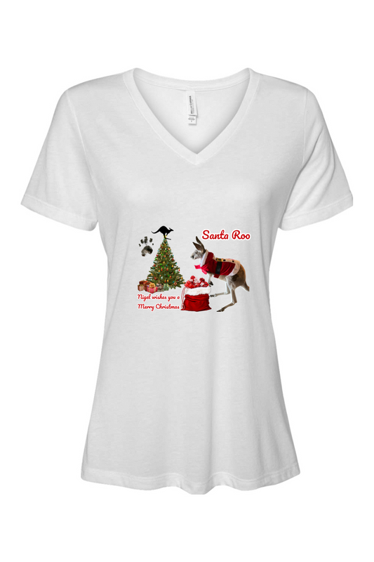 Santa Roo Relaxed Fit Womens T-shirt