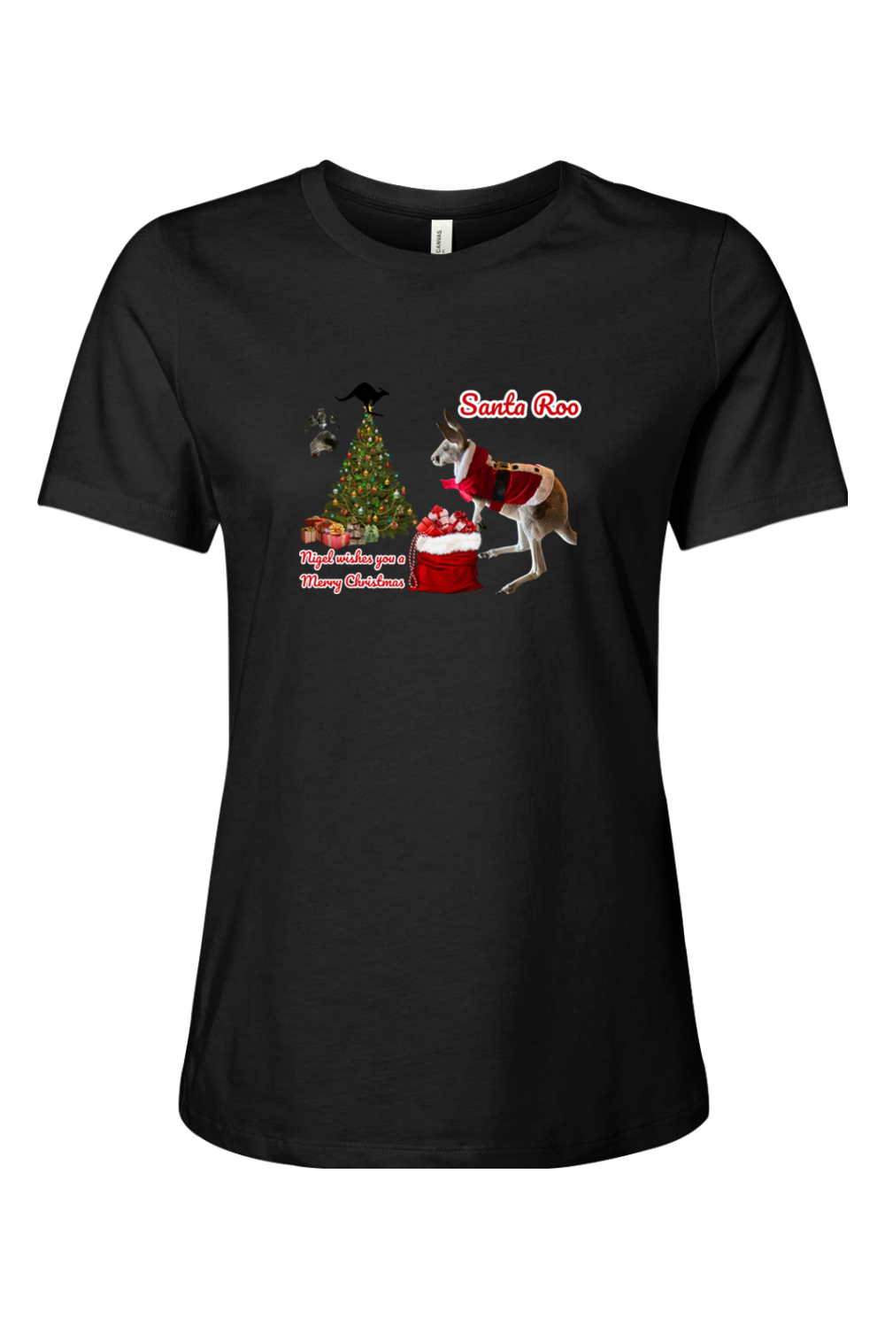 Santa Roo Womens T-shirt